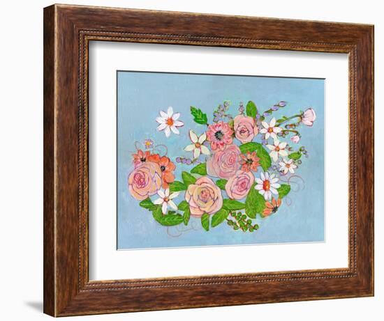 Chole Rose Flowers-Blenda Tyvoll-Framed Art Print