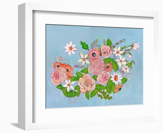 Chole Rose Flowers-Blenda Tyvoll-Framed Art Print