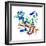 Cholinesterase Enzyme-Dr. Mark J.-Framed Premium Photographic Print