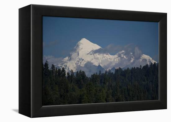 Chomo Lhari, Bhutan (Photo)-null-Framed Premier Image Canvas