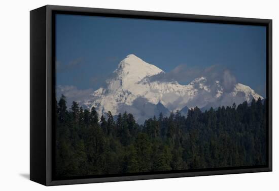 Chomo Lhari, Bhutan (Photo)-null-Framed Premier Image Canvas