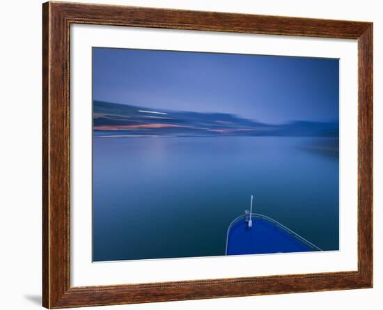 Chongqing Province, Yangtze River, Wushan from a River Cruise Ship, China-Walter Bibikow-Framed Photographic Print