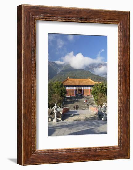 Chongsheng Temple, Dali, Yunnan, China, Asia-Ian Trower-Framed Photographic Print