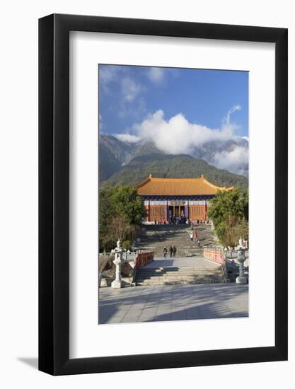 Chongsheng Temple, Dali, Yunnan, China, Asia-Ian Trower-Framed Photographic Print