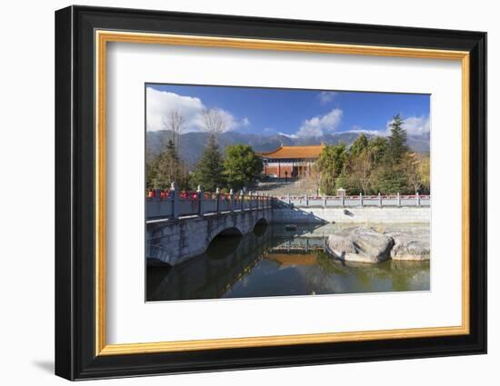 Chongsheng Temple, Dali, Yunnan, China, Asia-Ian Trower-Framed Photographic Print