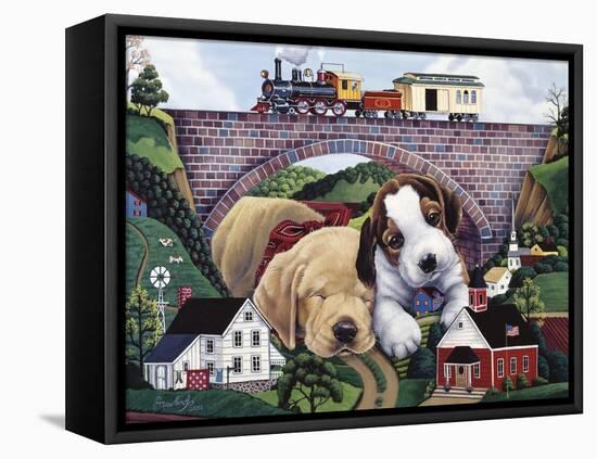 Choo, Choo, Chooed Out-Jenny Newland-Framed Premier Image Canvas