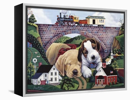 Choo, Choo, Chooed Out-Jenny Newland-Framed Premier Image Canvas