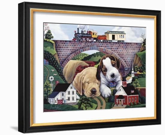 Choo, Choo, Chooed Out-Jenny Newland-Framed Giclee Print