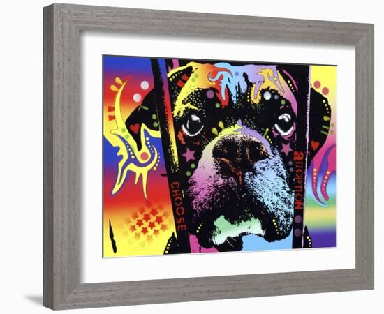 Choose Adoption Boxer-Dean Russo-Framed Giclee Print