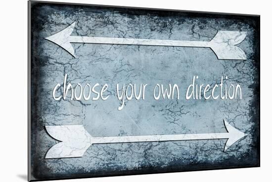 Choose Direction-LightBoxJournal-Mounted Giclee Print