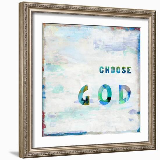 Choose God In Color-Jamie MacDowell-Framed Art Print