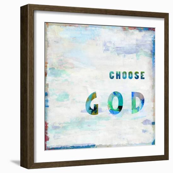 Choose God In Color-Jamie MacDowell-Framed Art Print
