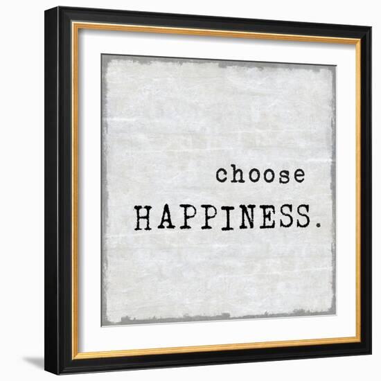 Choose Happiness-Jamie MacDowell-Framed Art Print