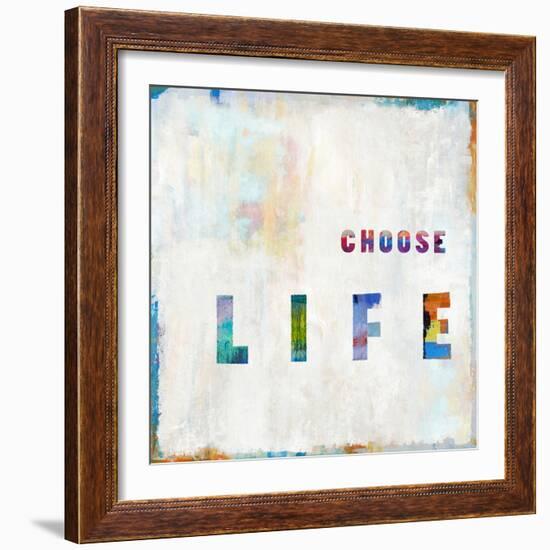 Choose Life In Color-Jamie MacDowell-Framed Art Print