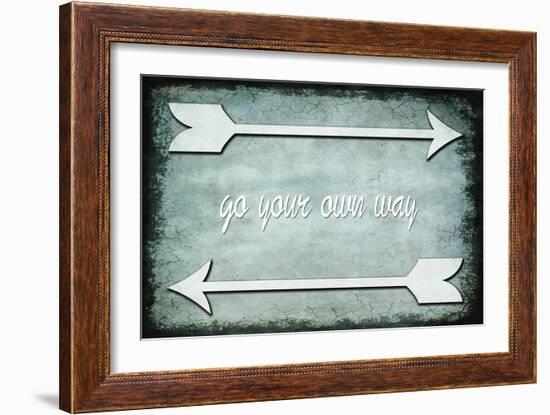 Choose Path - Go Own Way-LightBoxJournal-Framed Giclee Print