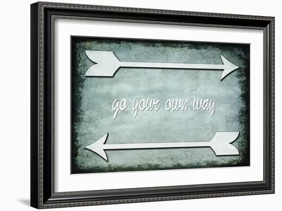 Choose Path - Go Own Way-LightBoxJournal-Framed Giclee Print