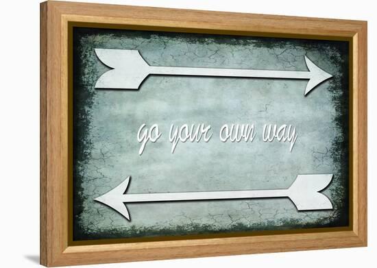 Choose Path - Go Own Way-LightBoxJournal-Framed Premier Image Canvas
