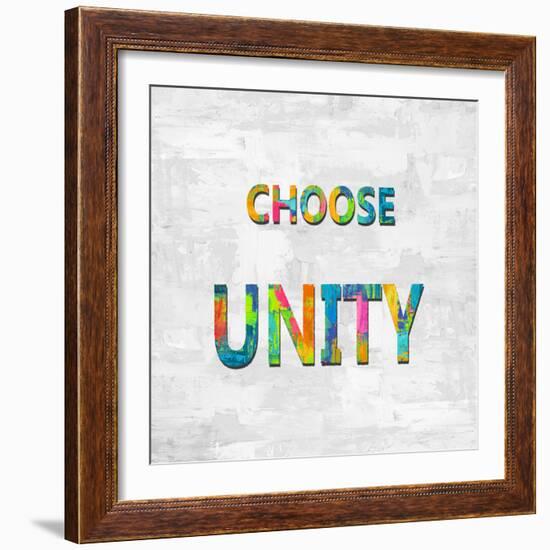 Choose Unity in Color-Jamie MacDowell-Framed Art Print