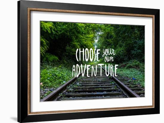 Choose Your Own Adventure-null-Framed Art Print