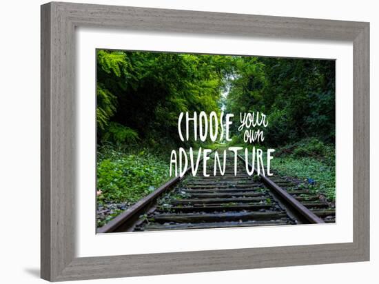 Choose Your Own Adventure-null-Framed Premium Giclee Print