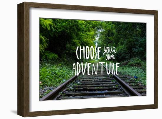 Choose Your Own Adventure-null-Framed Premium Giclee Print