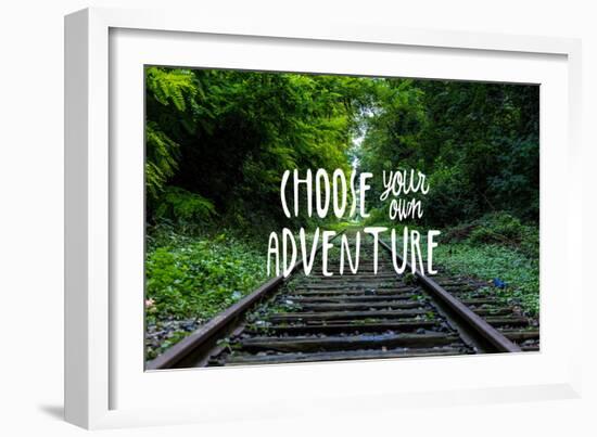 Choose Your Own Adventure-null-Framed Premium Giclee Print