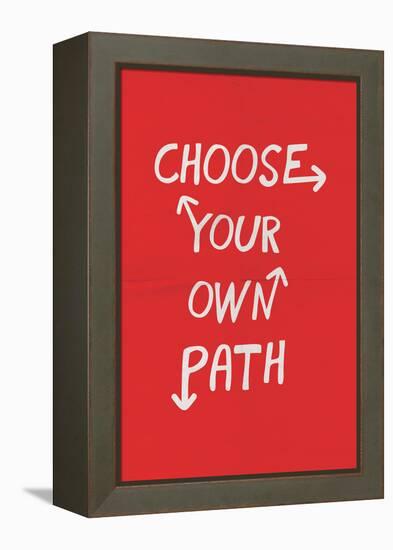 Choose Your Own Path-null-Framed Stretched Canvas