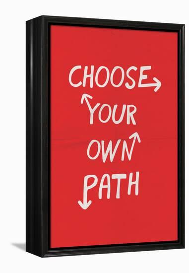 Choose Your Own Path-null-Framed Stretched Canvas