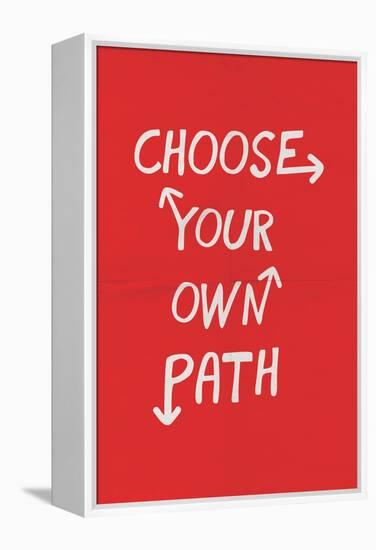 Choose Your Own Path-null-Framed Stretched Canvas