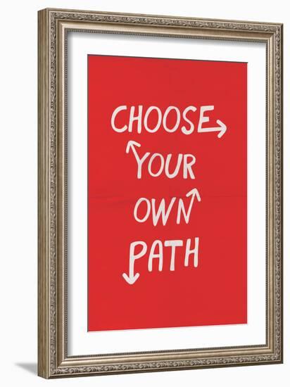 Choose Your Own Path-null-Framed Art Print