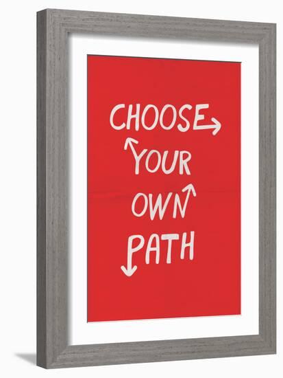 Choose Your Own Path-null-Framed Art Print