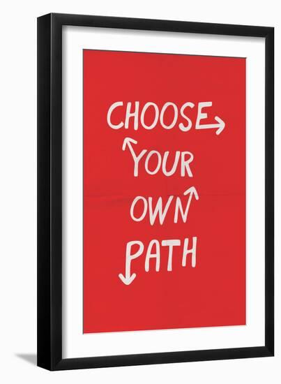 Choose Your Own Path-null-Framed Art Print