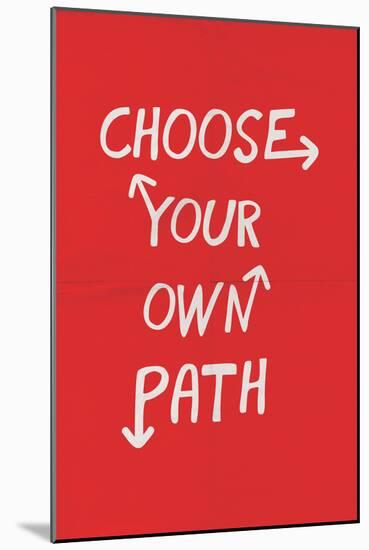 Choose Your Own Path-null-Mounted Art Print