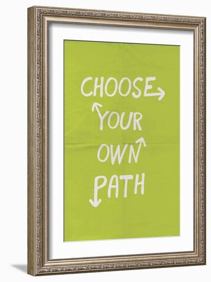 Choose Your Own Path-null-Framed Art Print