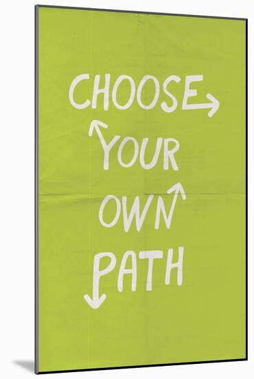 Choose Your Own Path-null-Mounted Art Print