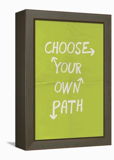 Choose Your Own Path-null-Framed Stretched Canvas