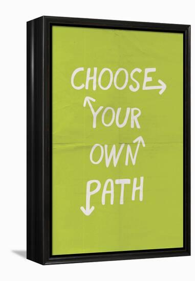 Choose Your Own Path-null-Framed Stretched Canvas