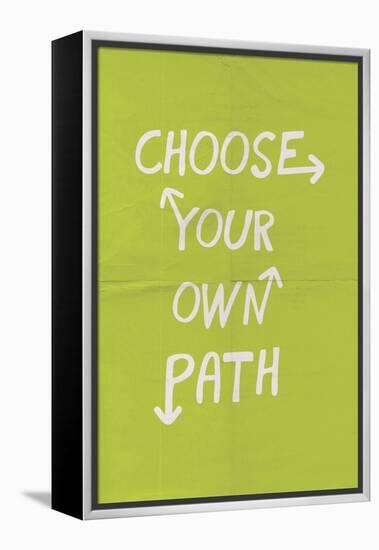 Choose Your Own Path-null-Framed Stretched Canvas