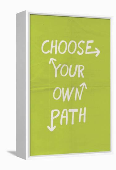 Choose Your Own Path-null-Framed Stretched Canvas