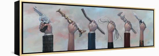 Choose Your Weapon-Aaron Jasinski-Framed Stretched Canvas