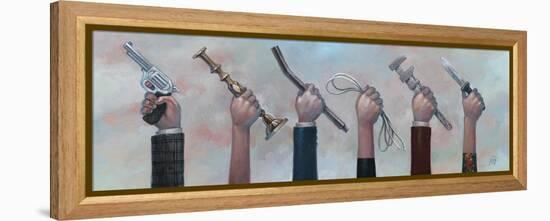 Choose Your Weapon-Aaron Jasinski-Framed Stretched Canvas