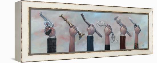 Choose Your Weapon-Aaron Jasinski-Framed Stretched Canvas