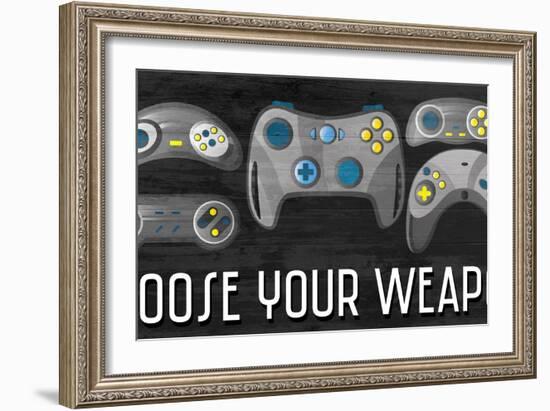 Choose Your Weapon-Kimberly Allen-Framed Art Print