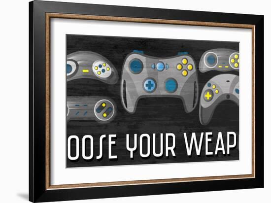 Choose Your Weapon-Kimberly Allen-Framed Art Print