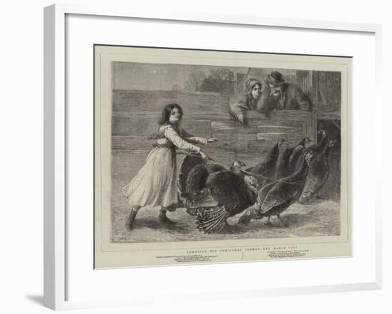 Choosing His Christmas Turkey, the March Past-Samuel Edmund Waller-Framed Giclee Print