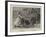 Choosing His Christmas Turkey, the March Past-Samuel Edmund Waller-Framed Giclee Print