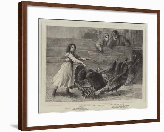 Choosing His Christmas Turkey, the March Past-Samuel Edmund Waller-Framed Giclee Print