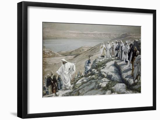 Choosing of Twelve Apostles-James Tissot-Framed Giclee Print