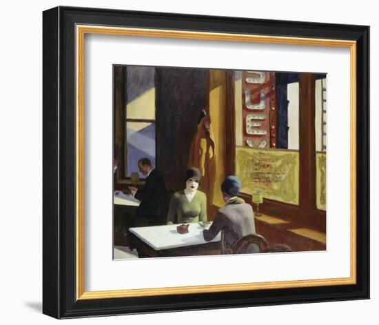 Chop Suey, 1929-Edward Hopper-Framed Art Print