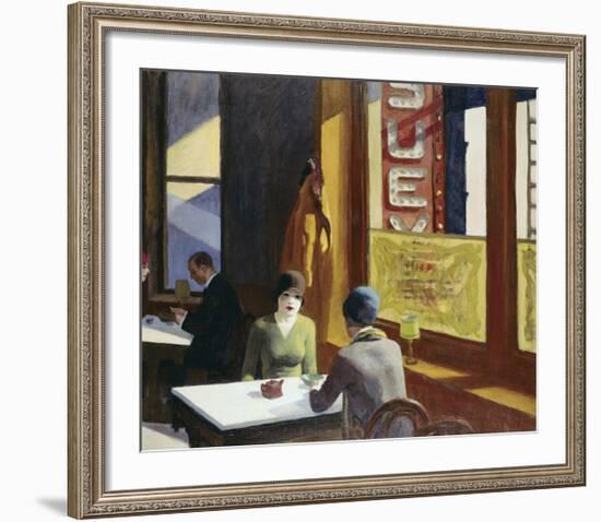 Chop Suey, 1929-Edward Hopper-Framed Giclee Print